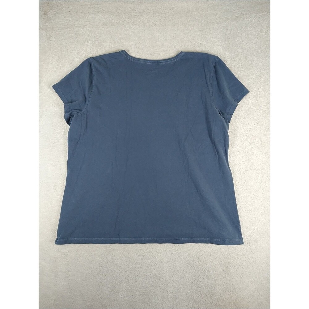 Life Is Good Happy As A Mother Crusher Tee Short Sleeve Blue Women's XXL - Picture 7 of 7